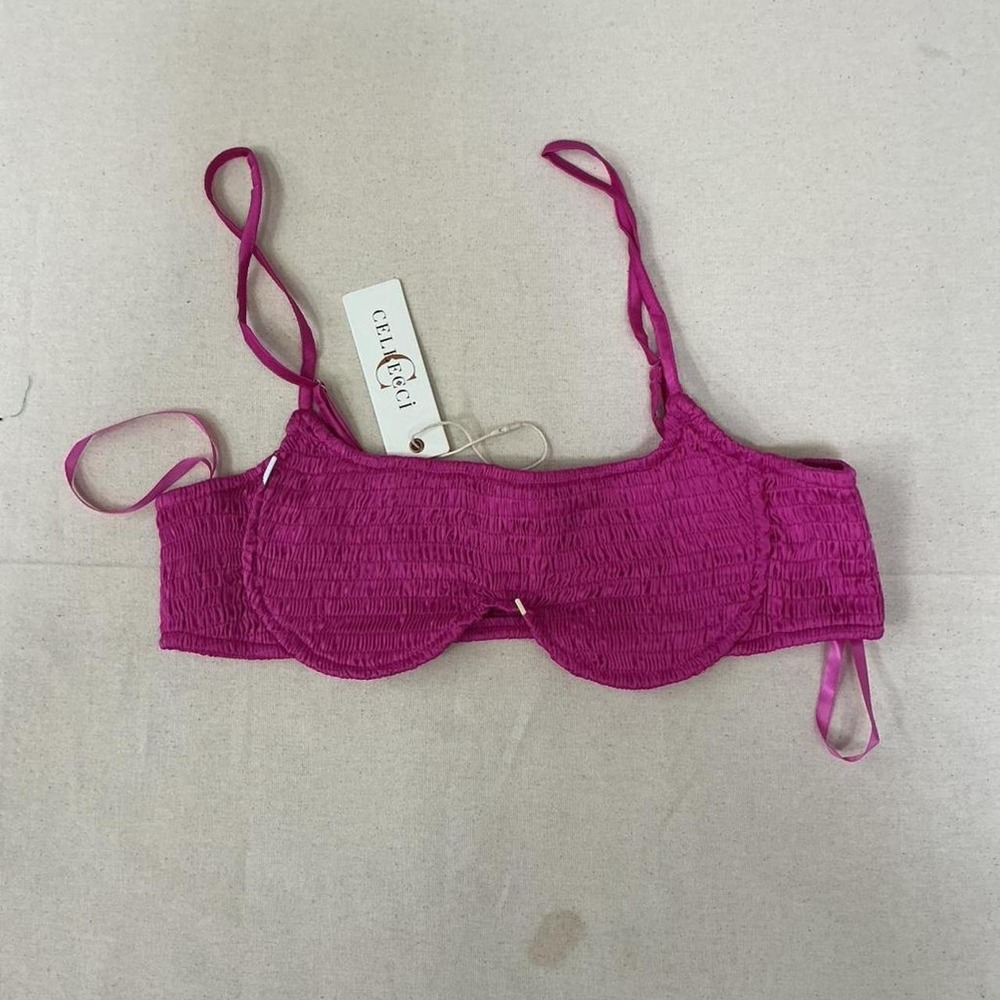 Brand new with tags smocked‎ crop top